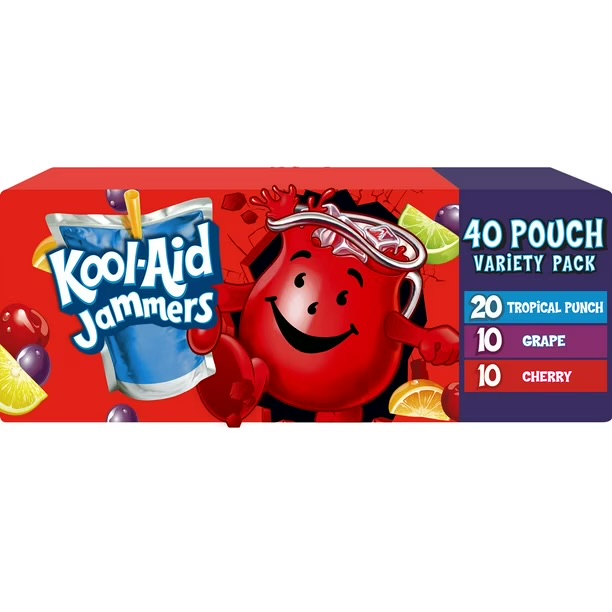 Kool Aid Jammers Juice Variety 40pk